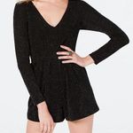 Trixxi Black Glitter Romper Photo 0