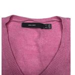 VERO MODA  Bubble Short Sleeve Sweater Shirt Pink V Neck Stretch Photo 1