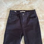 Levi's 724 high rise straight crop Jeans in Black Levi’s premium Photo 2