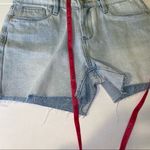 BLANK NYC Raw Hem The Fulton Denim Roll Up Shorts in Blue Steel size 28 🆕 Photo 6