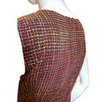Talbots  Plaid Tweed Sleeveless Dress Jumper Size 12 Petite Photo 4