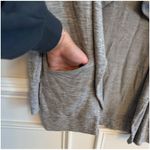 Athleta Studio Wrap Cardigan Women's Small Gray Magnetic Close Athleisure Lounge Photo 6