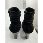 Anne Klein Womans Ann Klein Ashlingg Ankle Boots 5 M Black Side Zip Stacked Heel Photo 4