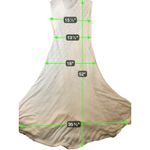 & Other Stories & Other Stories Savoir Sheer Knit Maxi Dress Cream Asymmetrical Midi Size s Photo 2