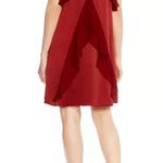 Haute Hippie  Silk Chiffon Bibi Ruffled Slip Dress – Heart Red – Size 2 – NWT Photo 3