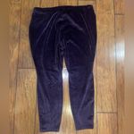 Lands' End Purple velour Leggings pants woman’s size 2X EUC Photo 1