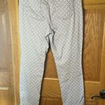 Charter Club  Lexington Straight Floral Print Blue Jean Cut Pants, Size 16 Photo 4