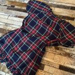 Hill‎ House Katherine Tartan Plaid Holiday Mini Nap Dress Navy Size XS Blue Photo 9