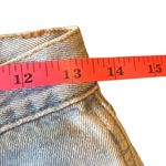 Vintage Sostanza Light Blue Wash High Rise Straight Leg Raw Hem Mom Jeans 7/8 Size undefined Photo 6