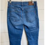Madewell  Cali Demi Boot Jeans 26 Chewed Hem- Cropped High Rise Button Front -EUC Photo 4