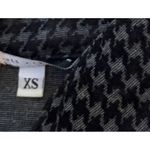 Bryn Walker  XS Danuta Jacket Houndstooth Memory Crunch Jacquard Black Lagenlook Photo 5