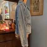 Rampage Y2K Light Blue Distressed Denim Blue Jean Jacket Photo 5