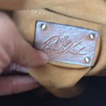 Patricia Nash White & Brown BRAIDED STITCH Leather MARCELLINA Hobo Bag Photo 12