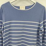 Sail To Sable STS Blue White Striped Sweater Dress 3/4 Length Sleeves Size XL Photo 2