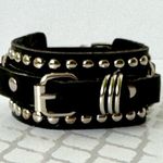 Studded Bracelet Black Photo 0