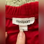 Westport  Red Midi Skirt Size 1X Photo 1