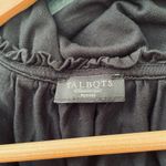 Talbots Knit Dress Scoop Neck Short Sleeve Lightweight Black Size Large Petite Photo 5