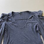7 For All Mankind Puff Shoulder Long Sleeve Top Photo 3