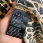 Urban Outfitters  Size S Animal Print Button Down Shirt Blouse Tie Front Boxy Photo 4