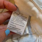 KANCAN Womens Skinny Jeans Size 11/29 Distressed Double Fray White Mid Rise Photo 3