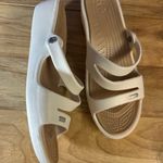 Crocs  Cream Slide Sandals Photo 7