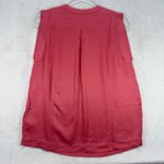 Scotch & Soda  Pink Sleeveless Blouse V-Neck Pleated‎ Casual Top Size M Photo 8