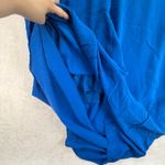 HD in Paris Maxi Dress Gold Strap Sleeveless Flowy Blue Dress Size 6 Photo 10