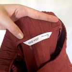Nine West orange burnt colored wide leg cropped trousers pants women's size M Photo 5