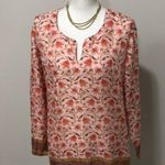 April Cornell 100% washable silk tunic Size M Photo 7