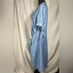 Michael Kors  Women's Chambray Wrap Around Denim Button Front Shirt Dress Sz XL Photo 2