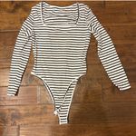 Striped Black and White bodysuits Size M Photo 0