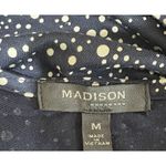 Madison Pullover Top ~ Cut Out V Back ~ Size Medium ~ Blue Photo 5