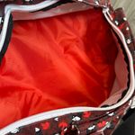 KAVU  Red gray Black raccoon leaves Patterned Sling Backpack crossbody bag fall Photo 4