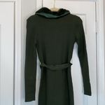 En Saison ribbed faux fur sweater dress Green Size L Photo 9