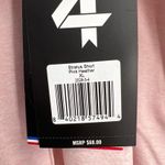 Fourlaps Shorts Pink Drawstring Waist Zip Pocket Activewear Lounge Casual XL New Photo 3