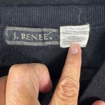 J. Renee One Size Black Sweatshirt Dress Shoes Applique Vintage 80s Novelty Size M Photo 1