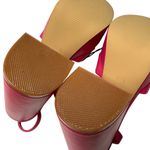 Rampage  Open Toe Ankle Strap Patricia Platform Block Heel Sandals Size 8 Pink Photo 13