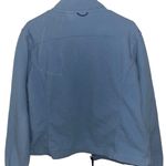 LL bean fleece full zip jacket Blue Size L Photo 9