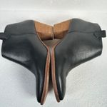 Madewell The Billie Ankle Boots Black Leather Womens 9 Zip Stacked Block Heel Photo 13