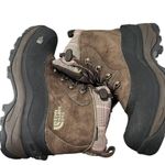 The North Face Chilkat Brown Pink Plaid Insulated Waterproof Size 8 Fall Winter Photo 2