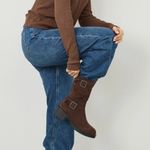 ZARA ๐๏ธ Brown Combat & Moto Boots Photo 1