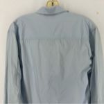 Button Down Collared Shirt Womens Medium Blue Photo 8