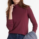 Long sleeve maroon turtlenecks shirt Red Size L Photo 0