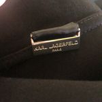 Karl Lagerfeld Black Ponte Knit Pull On Slim Pant Sz M Stretch Fall Wardrobe Photo 4