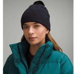 Lululemon Cable Knit Pom Beanie Black NWT | Retail $58 Photo 0