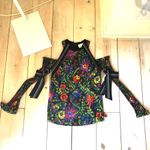 3.1 Phillip Lim  EUC Women's Pleated Sleeve Floral Crepe Dress Size 2 Photo 7