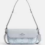 Coach  Hailey Flap Bag In Sketch Signature Canvas # CBJ18 Photo 0