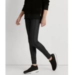 Ralph Lauren LAUREN Coated Jersey Leggings Tights Black Sz S Small Photo 5