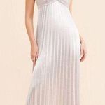 Rebecca Taylor Lamé Pleated Dress Photo 0