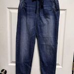 Royalty Womens‎ Medium 29 Blue Jeans Mid Rise Elastic Waist Stretch Med 0048 Photo 0